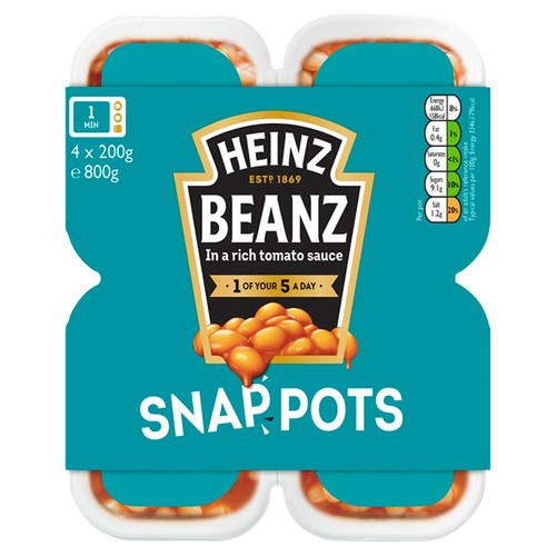 Heinz Baked Beans Snap Pots  thumbnail 2
