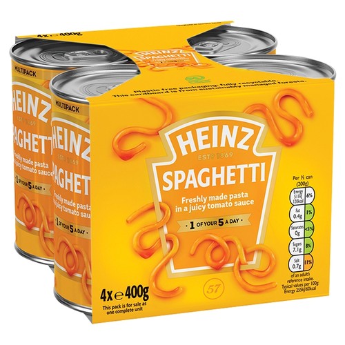 Heinz Spaghetti in Tomato Sauce Multipack