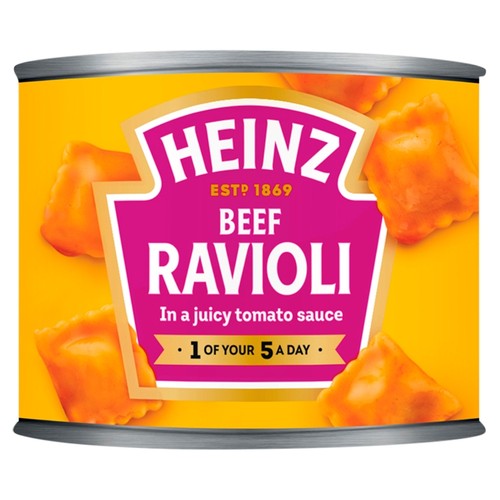Heinz Beef Ravioli in Tomato Sauce