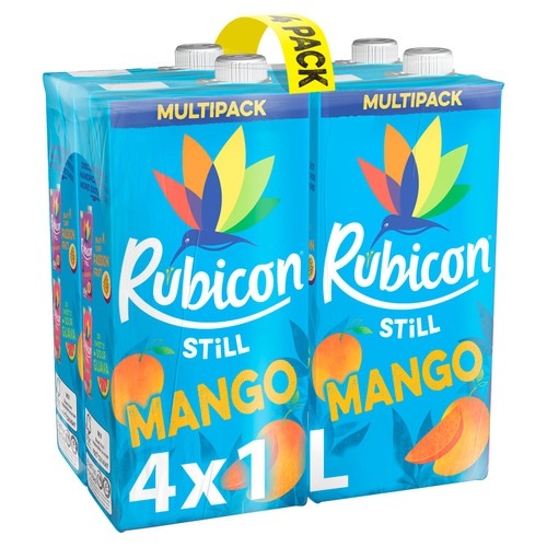 Rubicon Still Mango Drink Cartons 4 x 1L