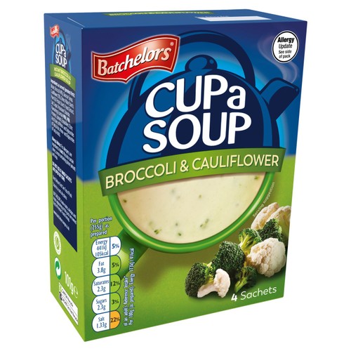 Batchelors Cup a Soup Broccoli & Cauliflower 4 Sachets thumbnail 2