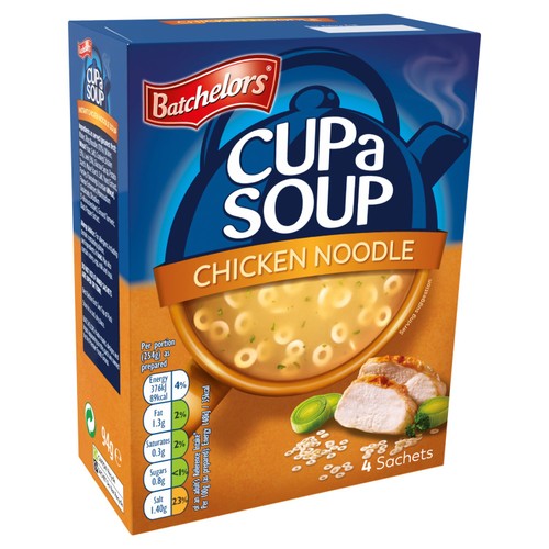 Batchelors Cup a Soup Chicken Noodle 4 Sachets thumbnail 2