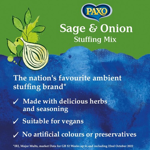 Paxo Sage & Onion Stuffing Mix thumbnail 3