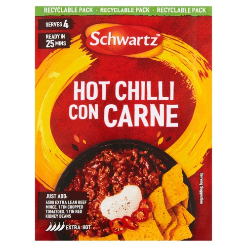 Schwartz Hot Chilli con Carne Recipe Mix thumbnail 2