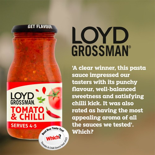 Loyd Grossman Tomato & Chilli Pasta Sauce 660g thumbnail 5