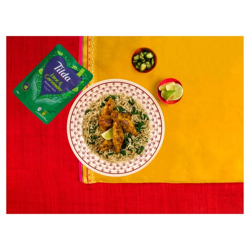 Tilda Microwave Lime & Coriander Basmati Rice 250g thumbnail 4