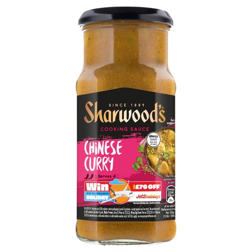 Sharwood's Chinese Curry Cooking Sauce 425g thumbnail 2