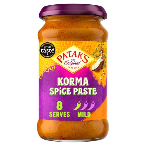 Patak's Korma Indian Mild Spice Paste 283g
