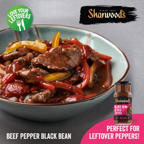 Sharwood's Black Bean & Red Pepper Chinese Cooking Sauce thumbnail 2