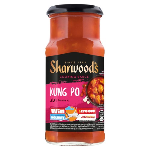 Sharwood's Kung Po Chinese Cooking Sauce thumbnail 2