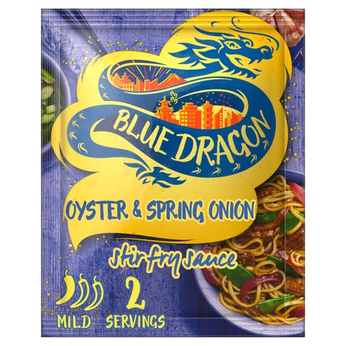 Blue Dragon Oyster & Spring Onion Stir Fry Cooking Sauce Mild 120g