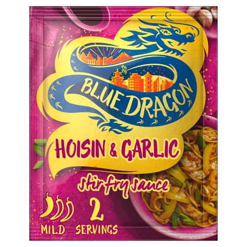 Blue Dragon Hoisin & Garlic Stir Fry Cooking Sauce Mild 120g