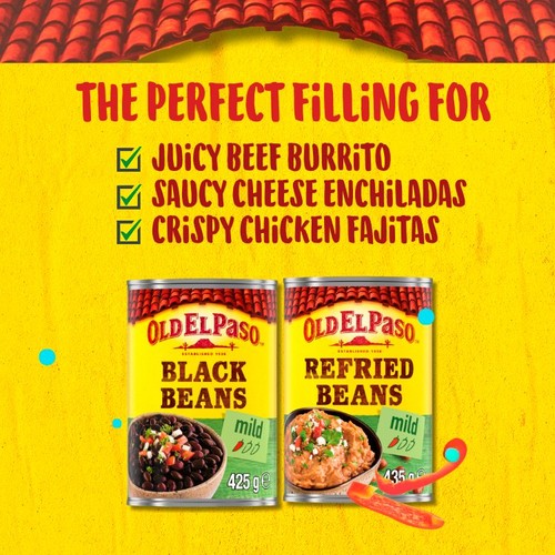Old El Paso Mild Refried Beans 435g thumbnail 3