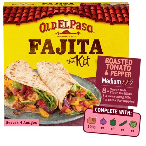 Old El Paso Roasted Tomato & Pepper Fajita Kit