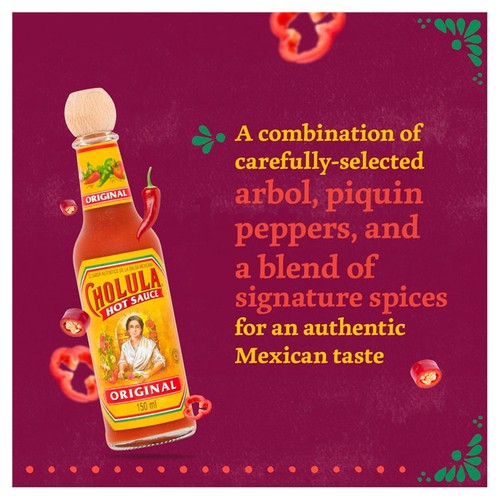 Cholula Hot Sauce Original 150ml thumbnail 3