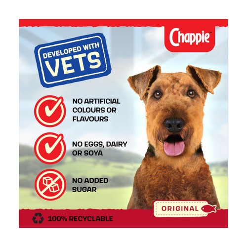 Chappie Adult Wet Dog Food Tin Original In Loaf  thumbnail 4