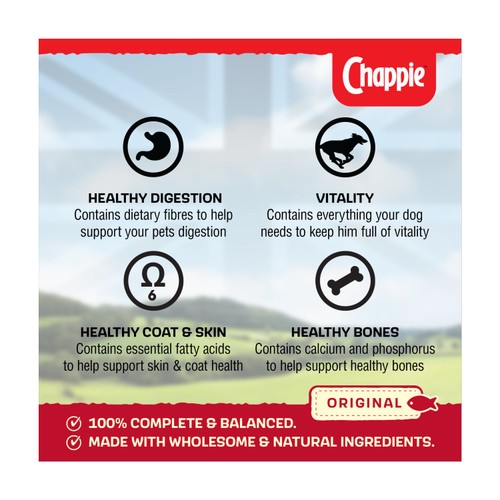 Chappie Adult Wet Dog Food Tin Original In Loaf  thumbnail 5