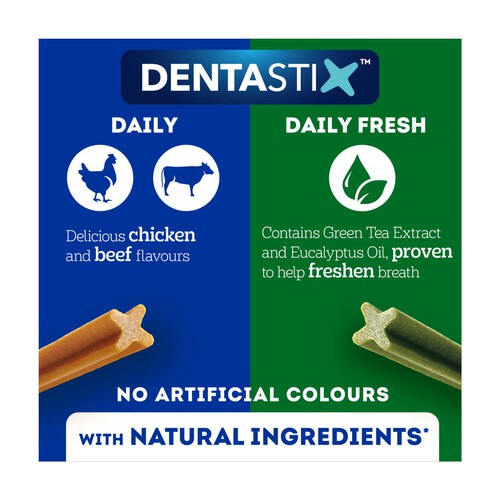 Pedigree Dentastix Daily Adult Medium Dog Treats 28 x Dental Sticks thumbnail 3
