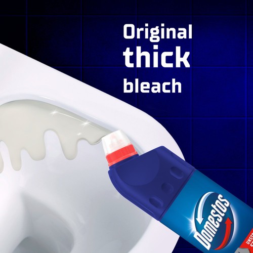 Domestos Bleach Original Toilet Cleaner 750ml thumbnail 4