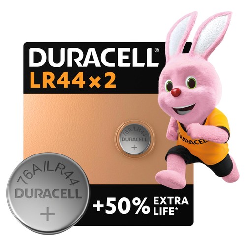 Duracell Alkaline Button LR44 Batteries 1.5V (76A / A76 / V13GA)