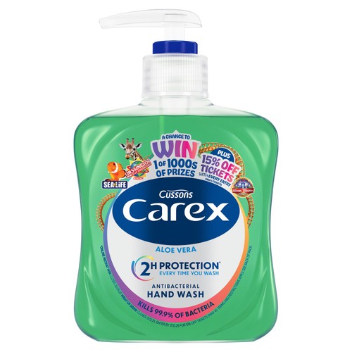 Carex Antibacterial Aloe Vera Handwash thumbnail 2