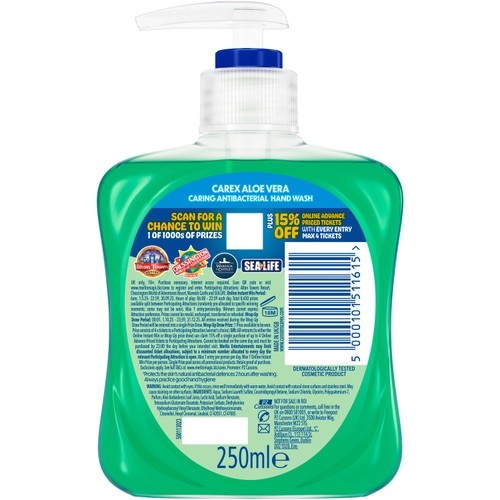 Carex Antibacterial Aloe Vera Handwash thumbnail 3