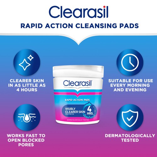 Clearasil Ultra Dual Action Pads thumbnail 3