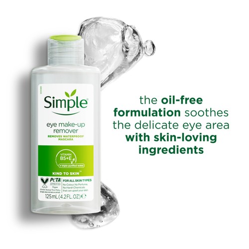 Simple Kind To Eyes Eye Make-Up Remover 125ml thumbnail 4
