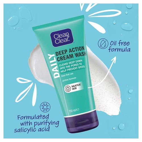 Clean & Clear Deep Action Cream Wash thumbnail 4