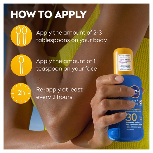 NIVEA SUN Protect & Moisture Sun Cream Spray SPF30  thumbnail 4