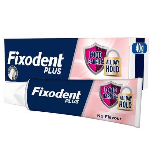 Fixodent Plus Best Food Seal Denture Adhesive Cream