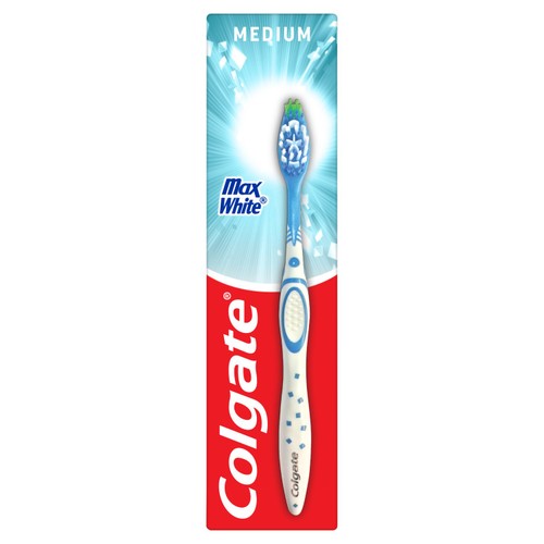 Colgate Max White Medium Manual Toothbrush Single