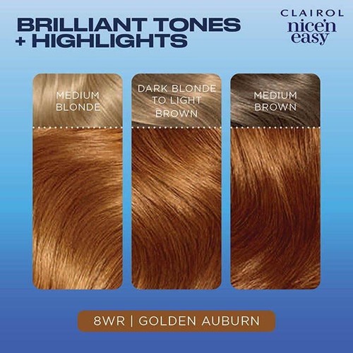 Clairol Nice n Easy Creme Permanent Hair Dye - 8wr Golden Auburn thumbnail 3