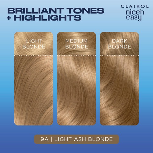 Clairol Nice n Easy Creme Permanent Hair Dye - 9a Light Ash Blonde thumbnail 4