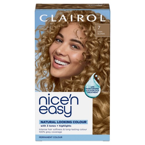 Clairol Nice'N Easy Creme Permanent Hair Dye 7 Dark Blonde