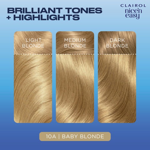 Clairol Nice n Easy Creme Permanent Hair Dye - 10a Baby Blonde thumbnail 3
