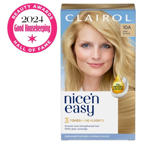 Clairol Nice n Easy Creme Permanent Hair Dye - 10a Baby Blonde