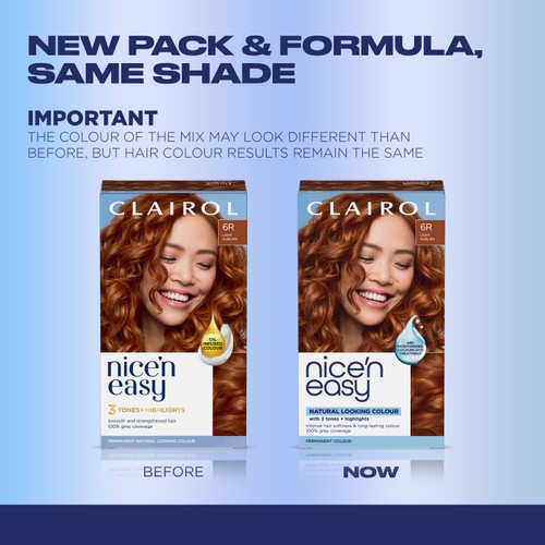 Clairol Nice n Easy Creme Permanent Hair Dye - 6r Light Auburn thumbnail 2