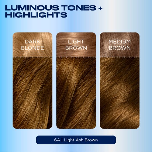 Clairol Nice'n Easy Creme Permanent Hair Dye - 6a Light Ash Brown thumbnail 3
