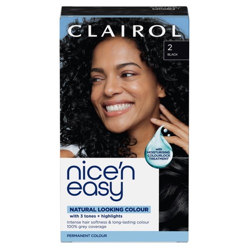 Clairol Nice n Easy Creme Permanent Hair Dye - 2 Black