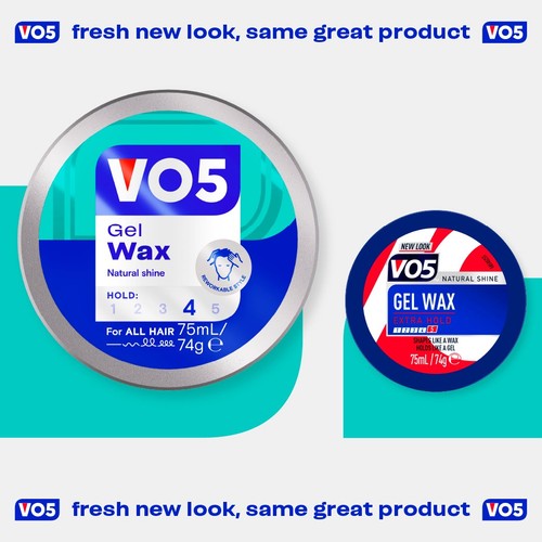  VO5 Extreme Gel Wax Extra Hold   75ml thumbnail 5