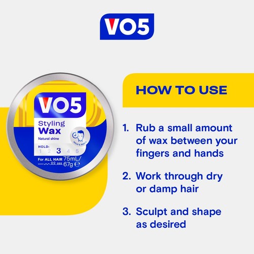 VO5 Styling Wax 75ml thumbnail 3