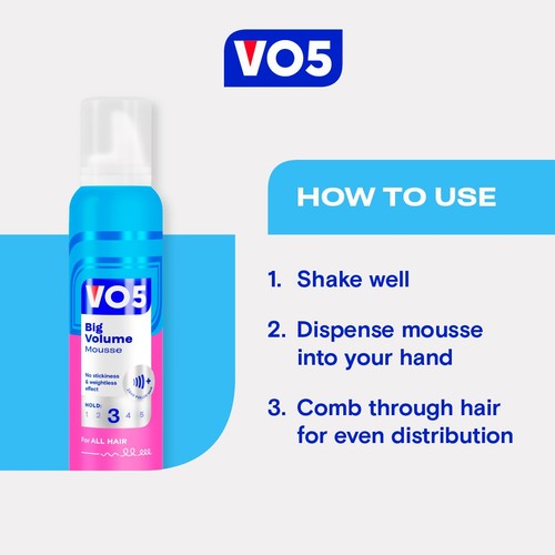 VO5 Big Volume Mousse   200ml thumbnail 3
