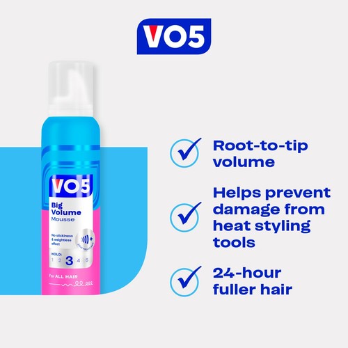 VO5 Big Volume Mousse   200ml thumbnail 4