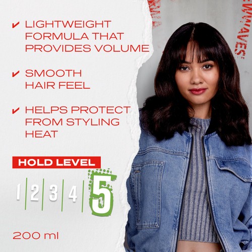 Wella Shockwaves Volume Mousse 200ML thumbnail 2