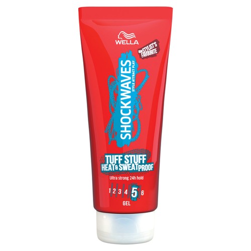 Wella Shockwaves Ultra Strong Tuff Stuff Heat & Sweatproof Gel 200ml