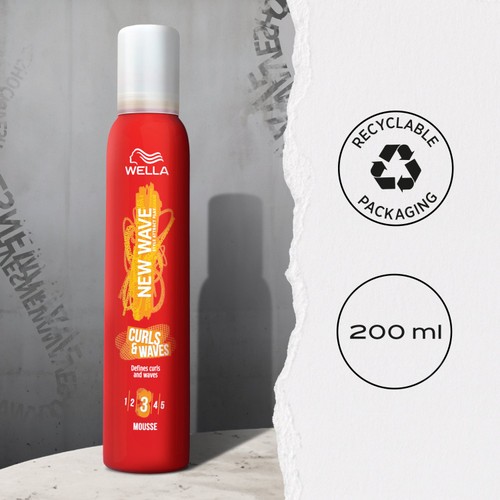 Wella Shockwaves Curls & Waves Mousse 200ml thumbnail 5