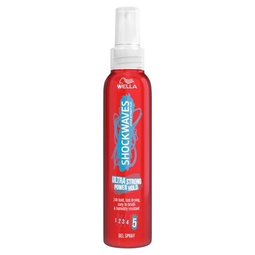 Wella Shockwaves Ultra Strong Power Hold Gel Spray 150ML