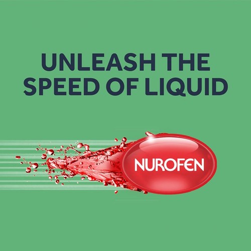 Nurofen Express Pain Relief 200mg Liquid Capsules Ibuprofen thumbnail 2