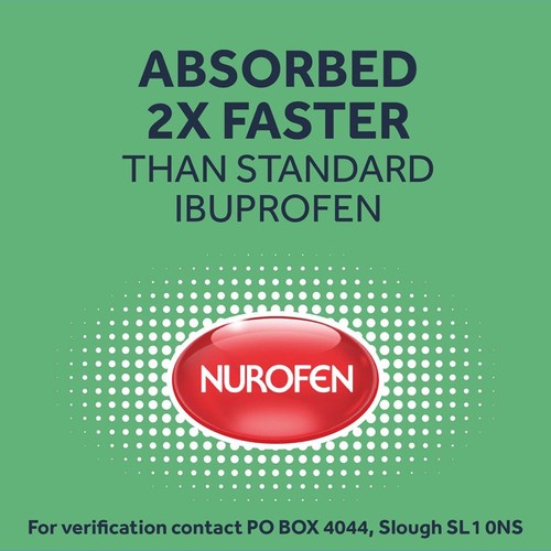 Nurofen Express Pain Relief 200mg Liquid Capsules Ibuprofen thumbnail 3